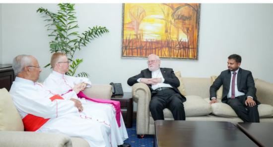 Vatican’s Top Diplomat Touches Down in Sri Lanka